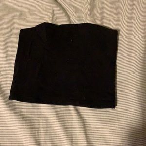 wild fable plain black tube top